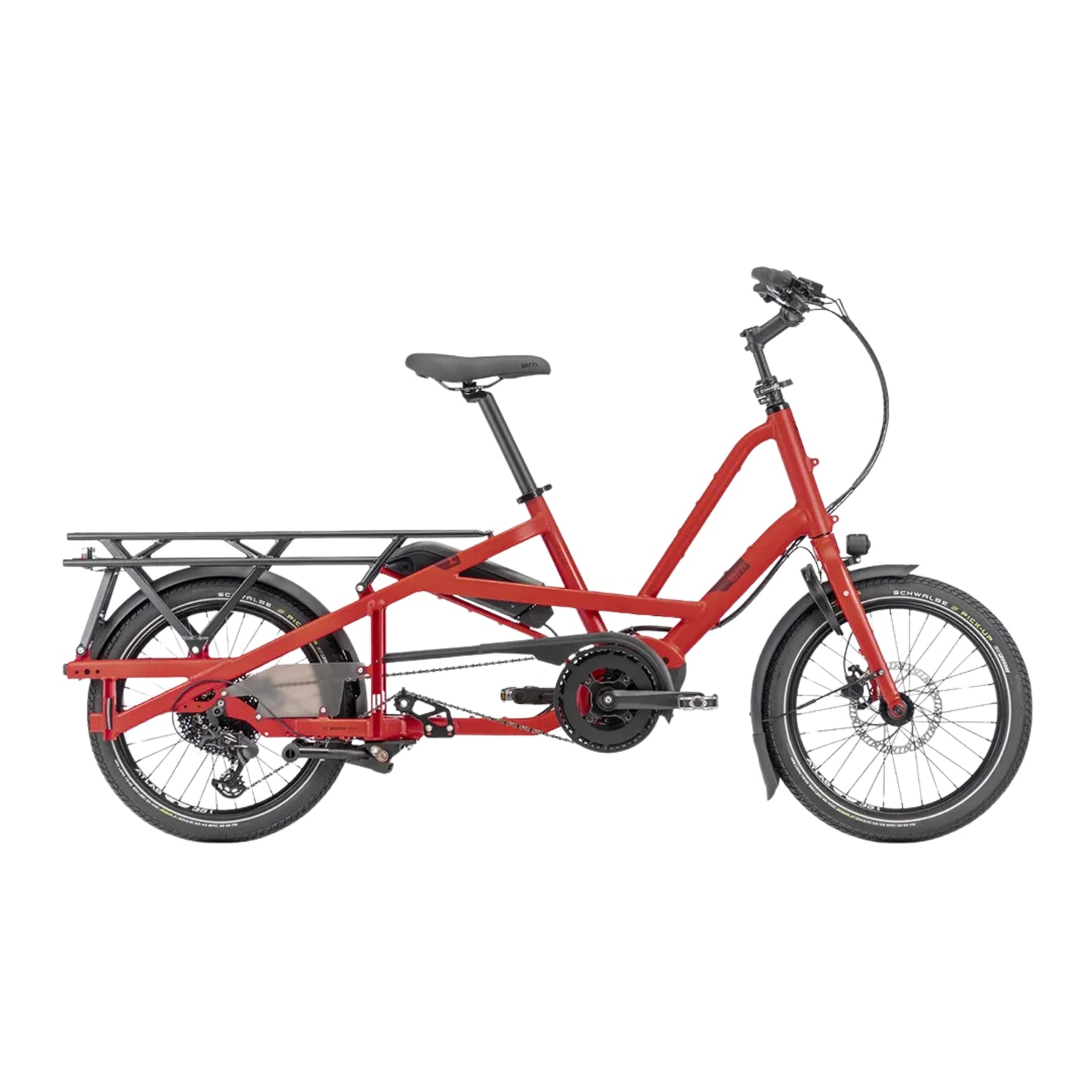 Bicicleta Eléctrica de Carga Tern Quick Haul Long - Rojo